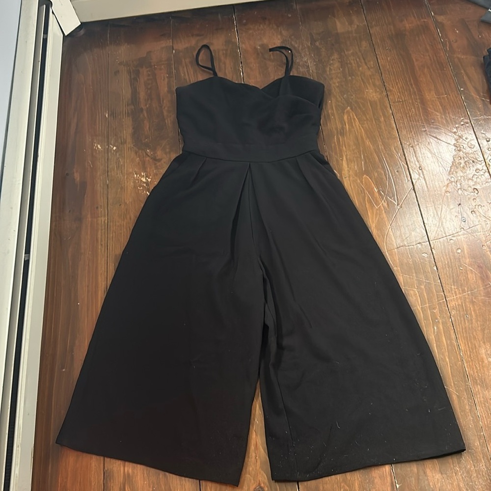 Romeo and Juliet couture black jumpsuit - fab going out piece.